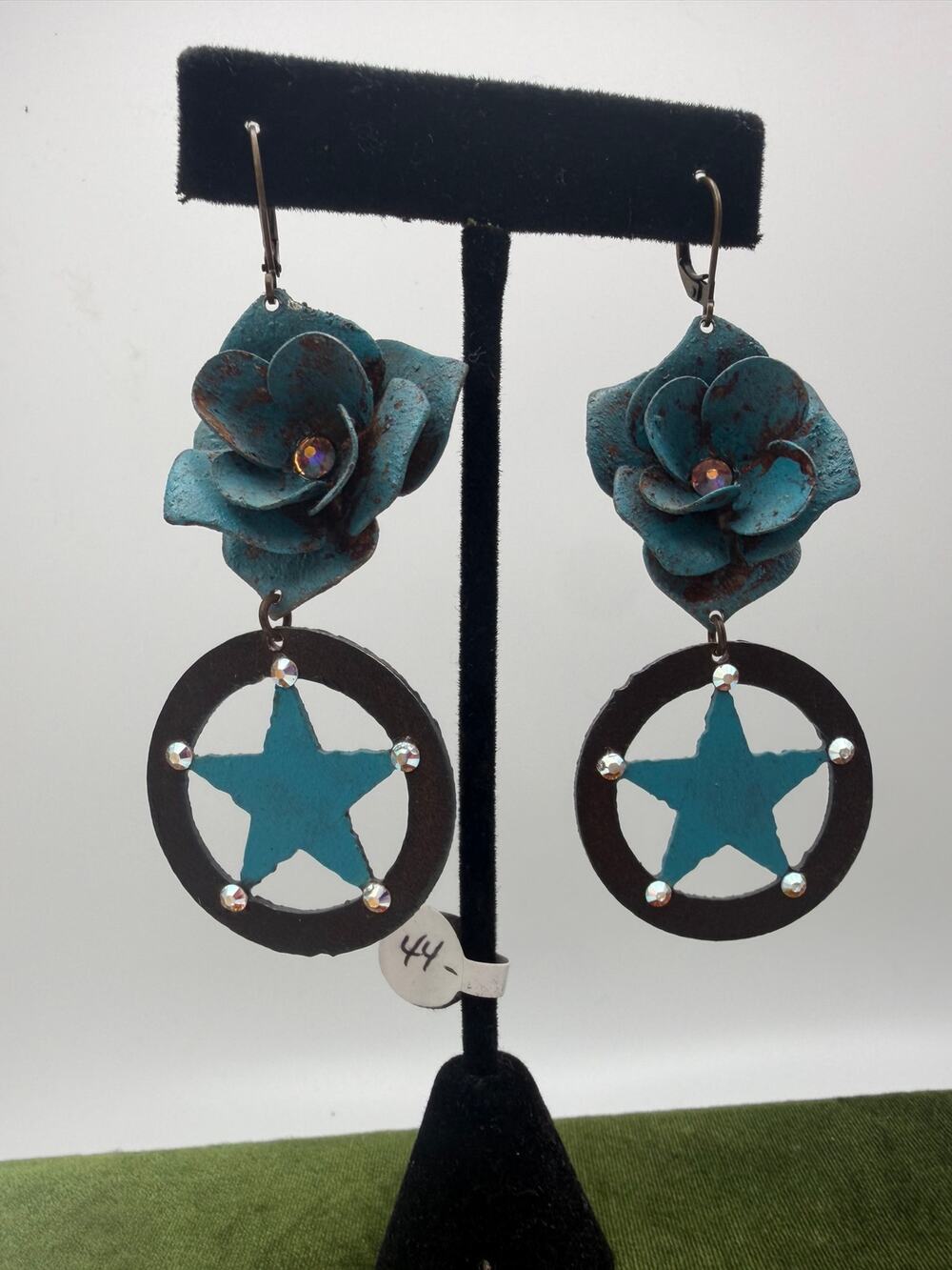 handcrafted western-style dangle earrings